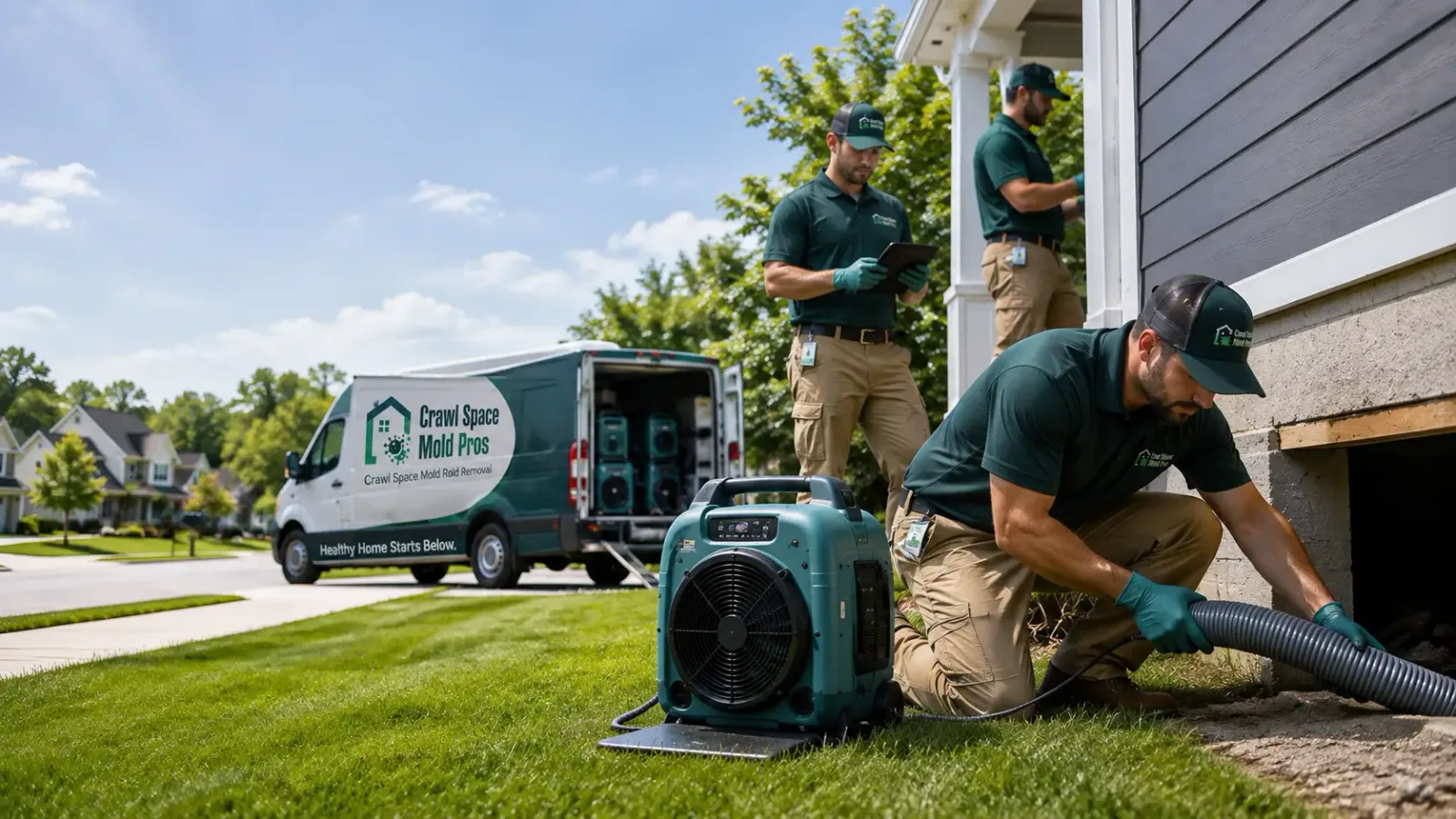 Crawl Space Mold Removal in Franklin, NY